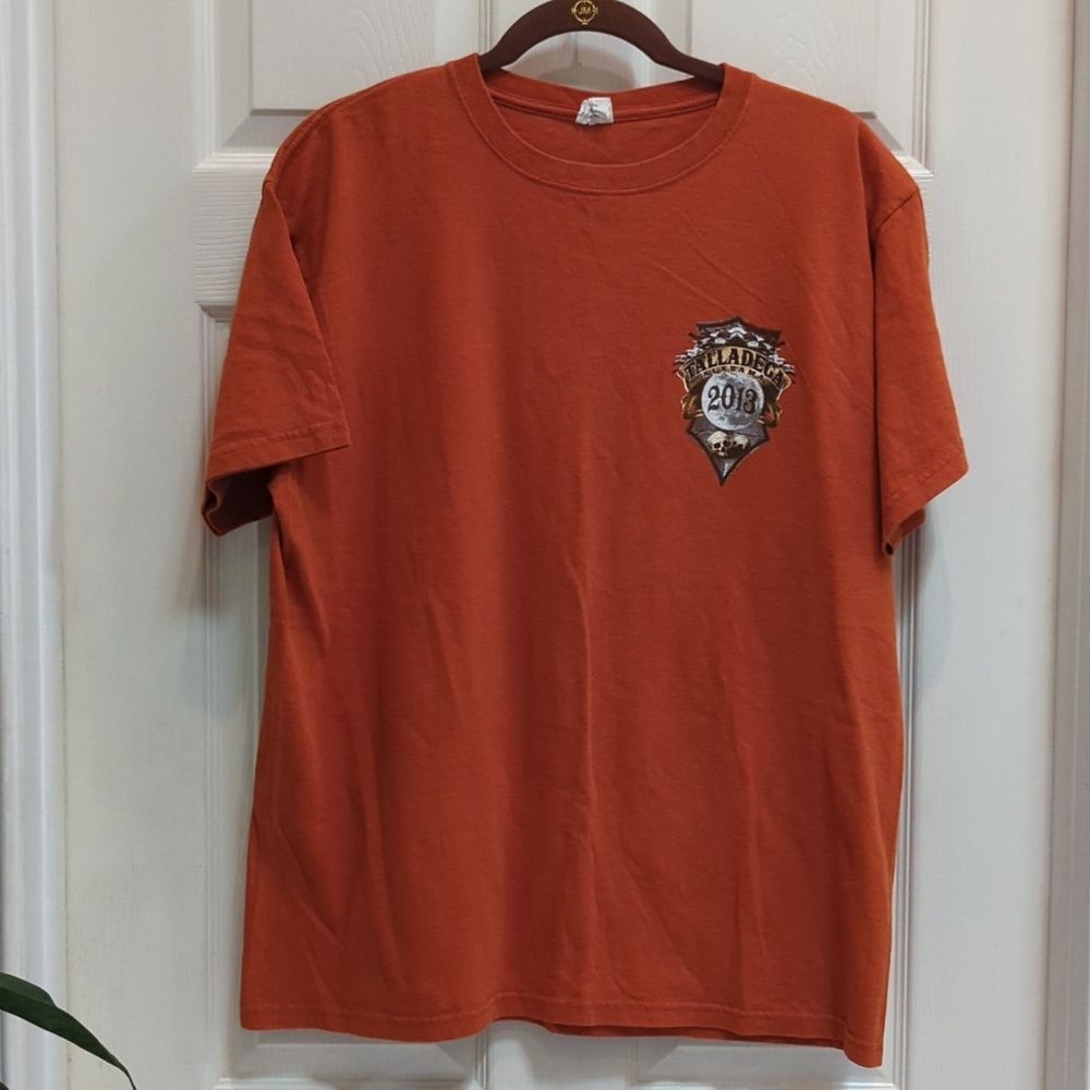 Anvil Men's Short Sleeve Double Sided Graphic Tee Size Large Talladega 2013